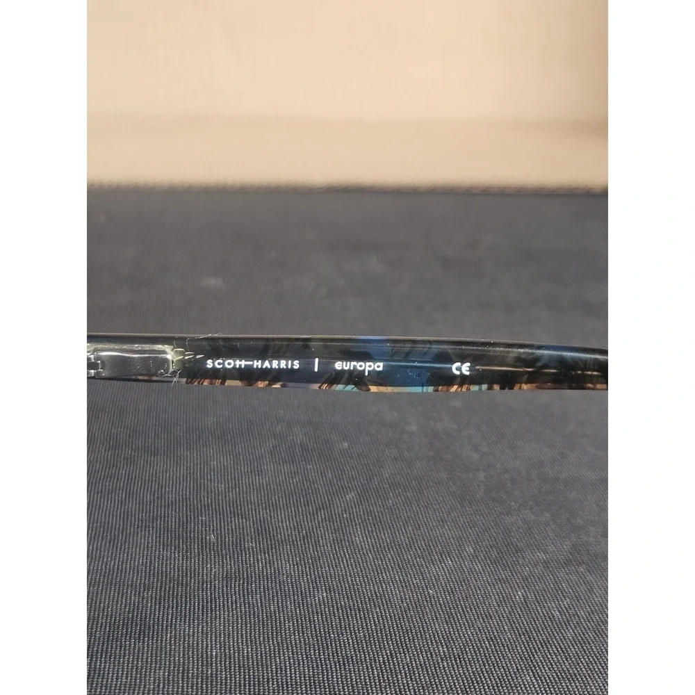 Scott Harris Europa SH-558 Eyeglasses Frames 55-15-138 Blue Teal Multicolor